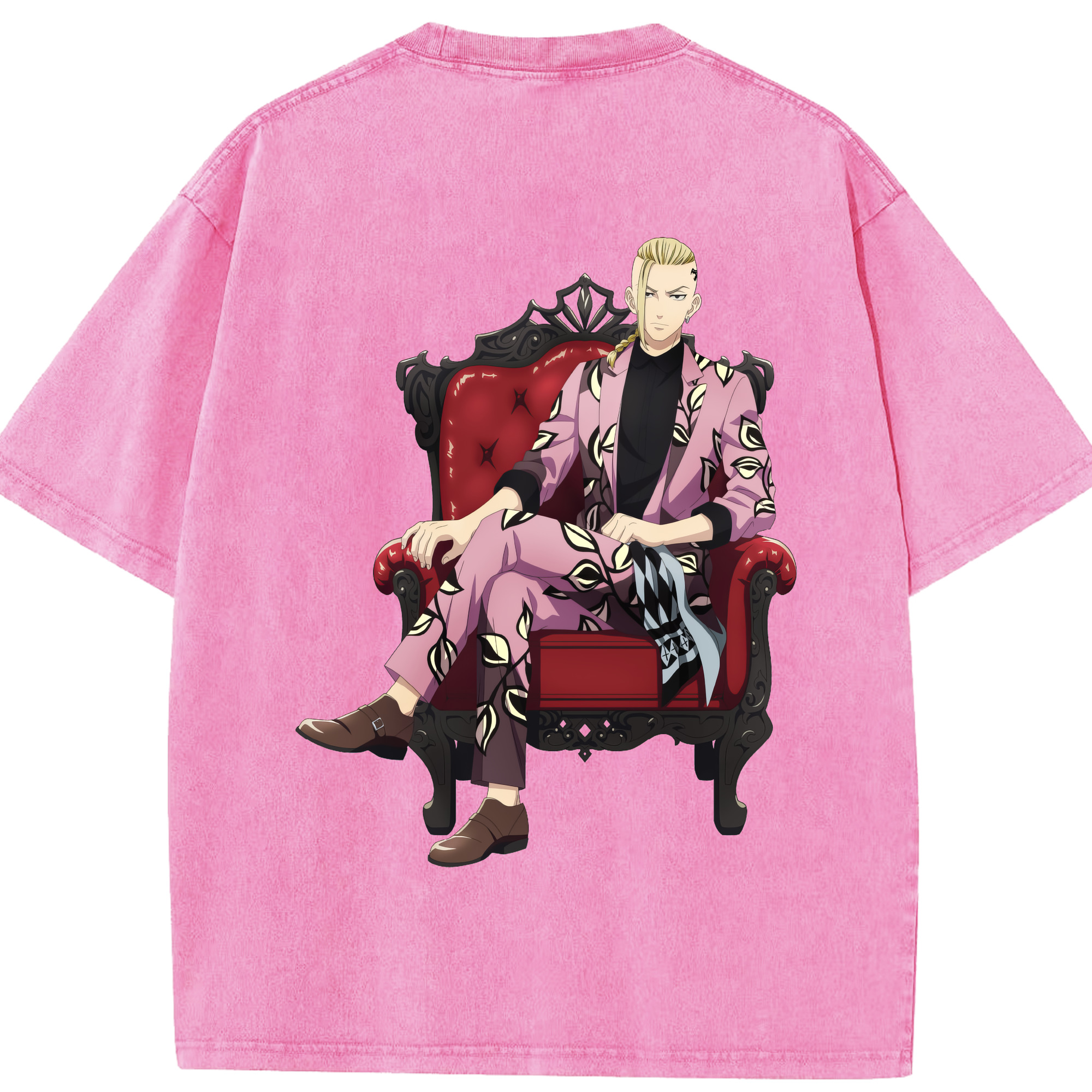（画像用） 東京リベンジャーズ Tokyo Revengers 綿100% ヴィンテージ風 半袖Tシャツ（背面プリント）
